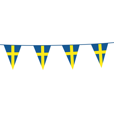 Zweden vlaggenlijn, 10 m