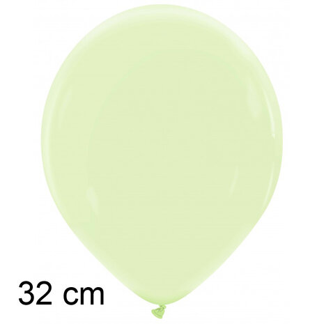 Green tea (groen) ballonnen, 32 cm / 13 inch
