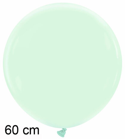 Mint cream ballonnen, 60 cm / 24 inch