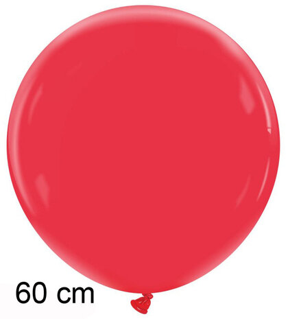 cherry red / rood ballonnen 60 cm, 24 inch