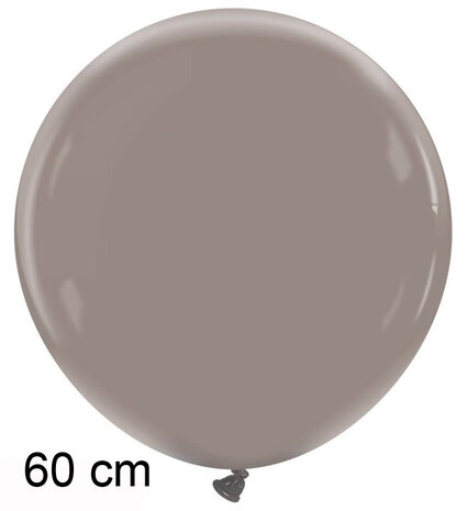 lead grey / grijs ballonnen 60 cm, 24 inch