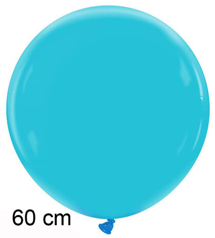 Azure blauw ballonnen, 60 cm / 24 inch