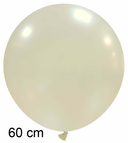Pearl / paelwit ballonnen, 60 cm / 24 inch