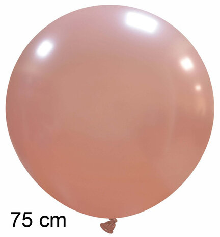 XL ballon rose gold 75cm