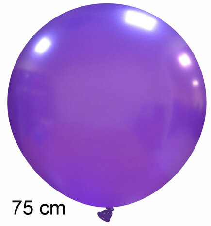 paars metallic xl ballon