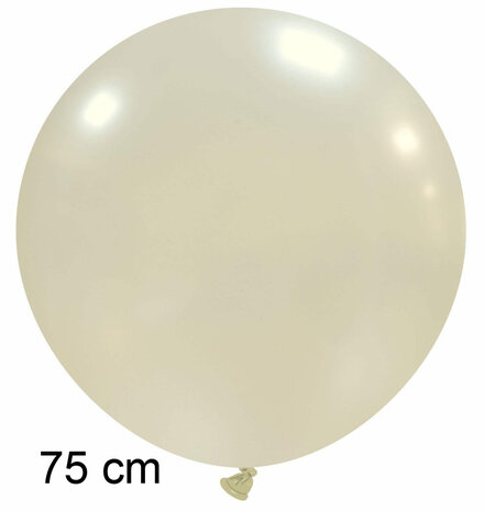 pearl parelwit metallic xl ballon