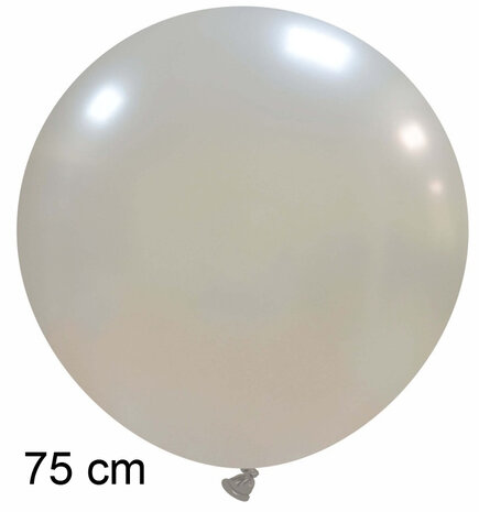 zilver metallic xl ballon
