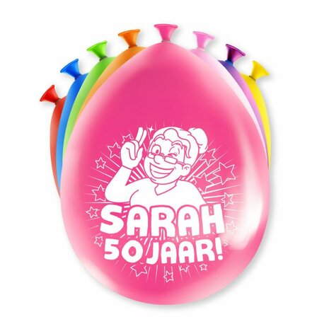 Sarah ballonnen 50 jaar