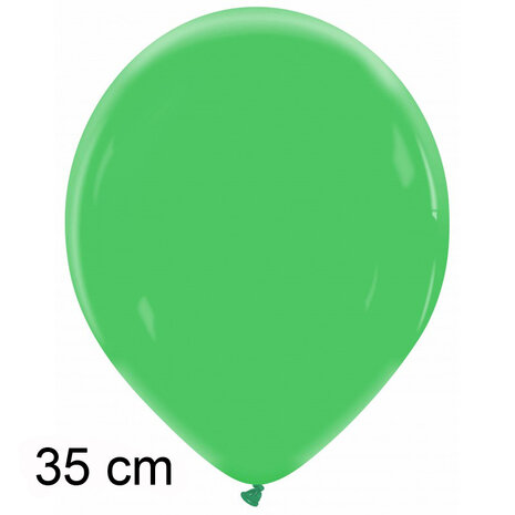 Clover green (groen) ballonnen, 35 cm / 14 inch