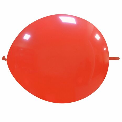 knoop / link ballonnen rood, 30 cm