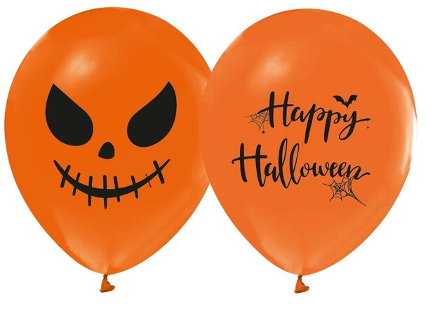 Happy Halloween ballonnen mix, 8 st.