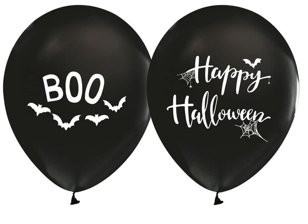 Halloween ballonnen mix, 8 st.