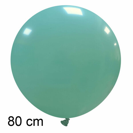 XL ballon aqua, 80 cm, latex