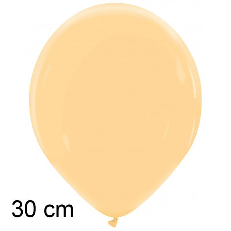 Apricot ballonnen, 30 cm / 12 inch