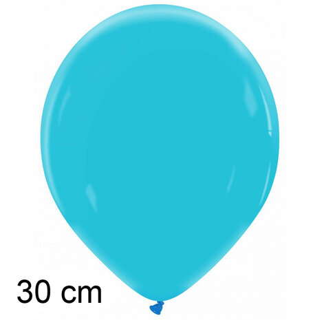 Azure blauw ballonnen, 30 cm / 12 inch