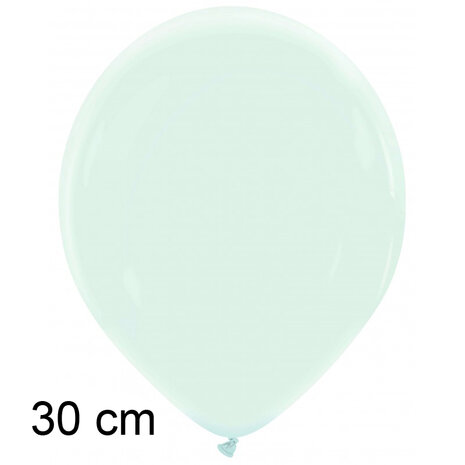 Ice blue / blauw ballonnen, 30 cm / 12 inch