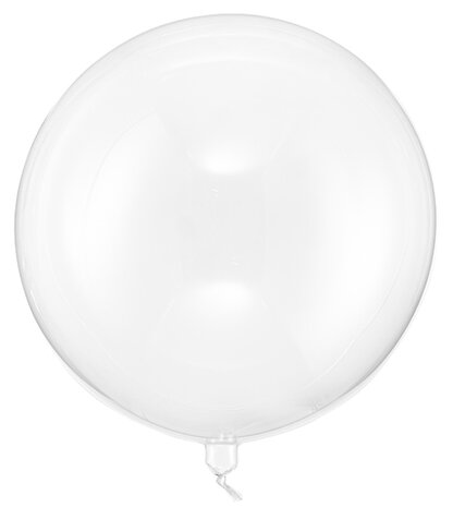 Crystal Clear ballon deco bubble, 40 cm