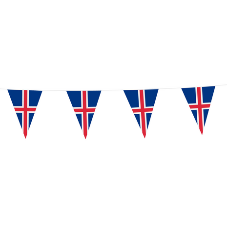 IJsland vlaggenlijn, 10 m