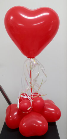 Ballon tafeldecoratie op stokje
