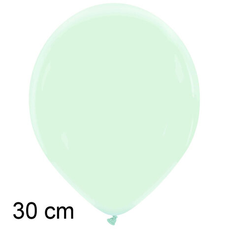 Mint cream ballonnen, 30 cm / 12 inch