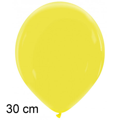 Lemon / geel ballonnen, 32 cm / 13 inch