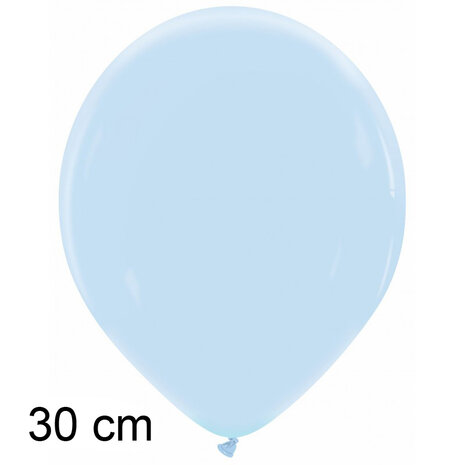 Maya blue / blauw ballonnen, 30 cm / 12 inch