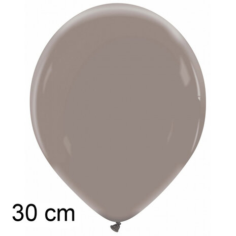 Lead grey (grijs) ballonnen, 32 cm / 13 inch