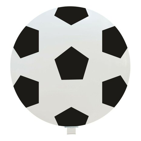 Voetbal mega latex ballon, 89 cm