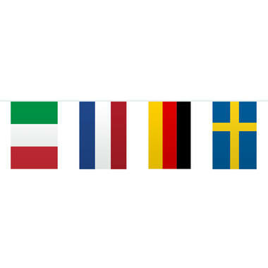 vlaggenlijn Europa, 10 meter