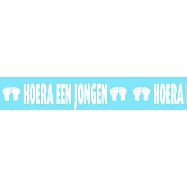 Hoera een jongen afzetlint, 15 m