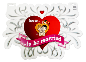 Huldebord Love is ... to be Married