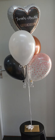 Heliumdecoratie boeket
