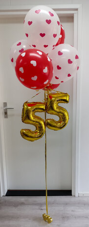 Heliumdecoratie boeket