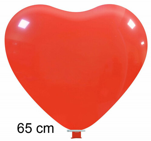xl hartballonnen rood, 65 cm