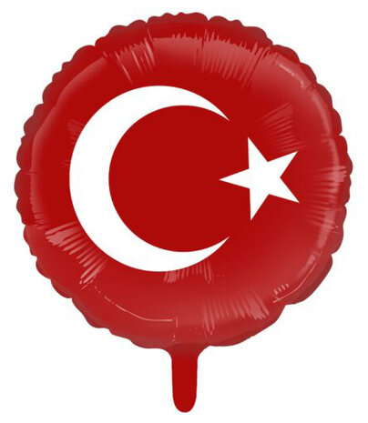 Turkije folieballon, 46 cm