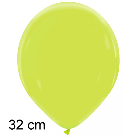 Apple green (groen) ballonnen, 32 cm / 13 inch
