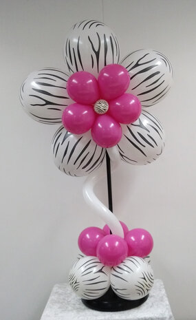 Ballon Deluxe tafeldecoratie op stokje