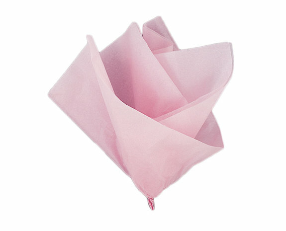 Zijde papier roze, 5 vellen, 50x70 cm