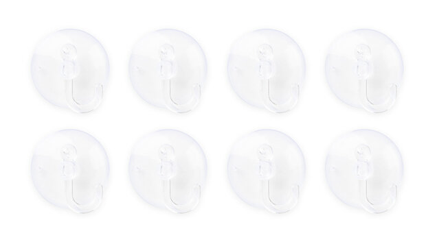 Zuignapjes 8 stuks, 4cm