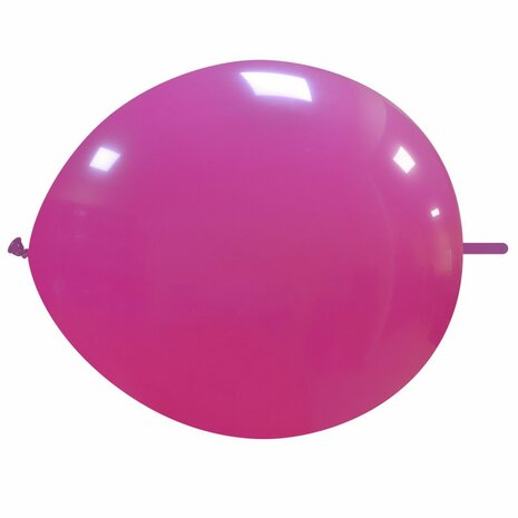 Knoopballon pink, 30 cm
