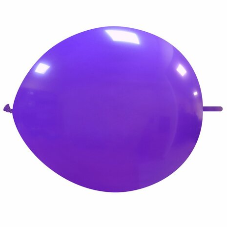 knoopballon paars, 30cm