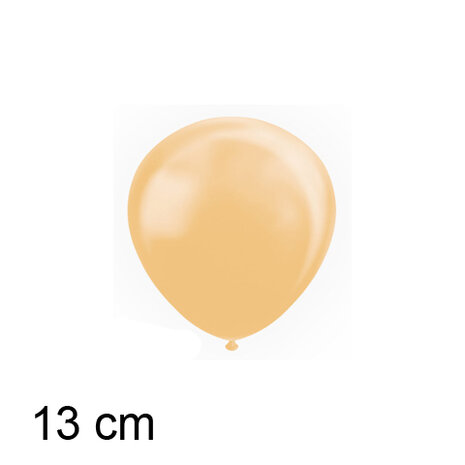 Peach macaron ballon, 13 cm, per stuk te koop