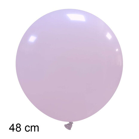 Grote lila (pastel) ballonnen, 48 cm / 19 inch