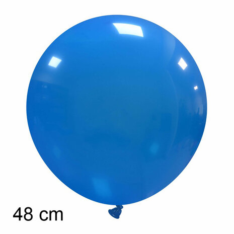 Grote blauwe ballonnen, 48 cm / 19 inch