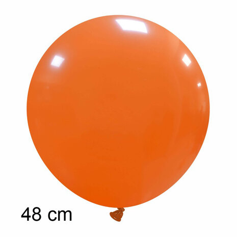 Grote oranje ballonnen, 48 cm / 19 inch