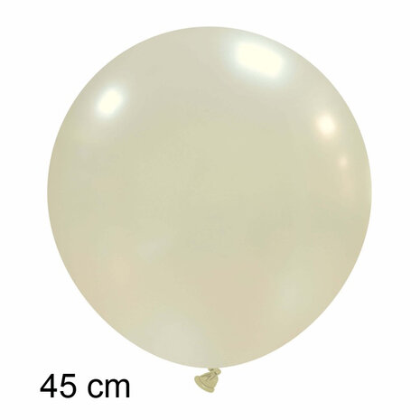 Grote metallic pearl ballonnen, 45 cm / 18 inch