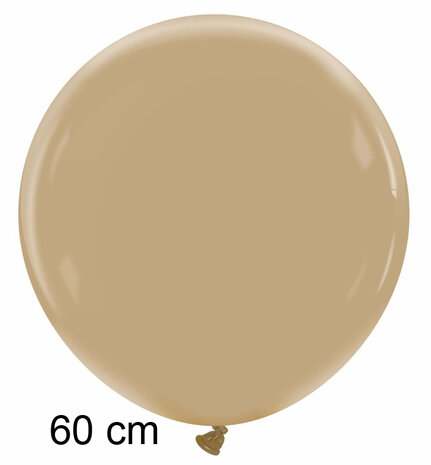 Grote Mokka ballonnen, 60 cm / 24 inch