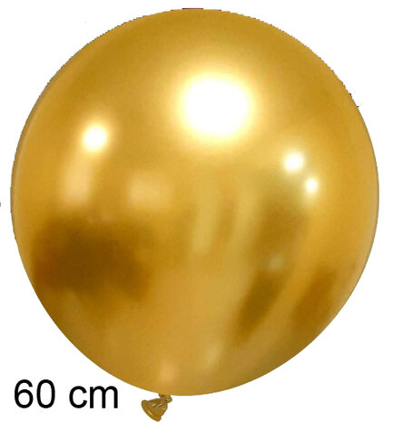 Goud titanium ballonnen, 60 cm / 24 inch