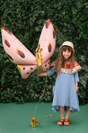 Vlinder supershape folieballon, 110 cm