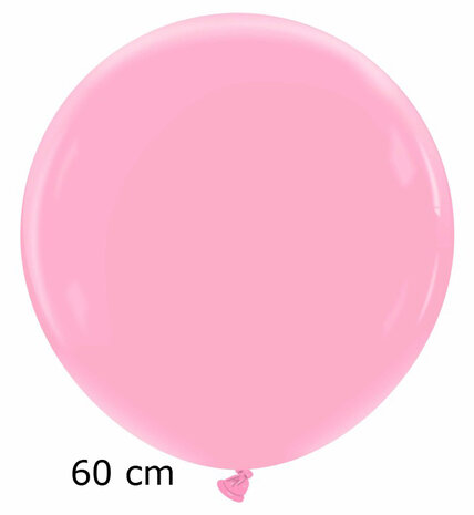 Bubble gum pink grote ballon, 60 cm, 24 inch